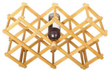 Timber Valley 8 Bottle Bamboo Tabletop Wine Rack