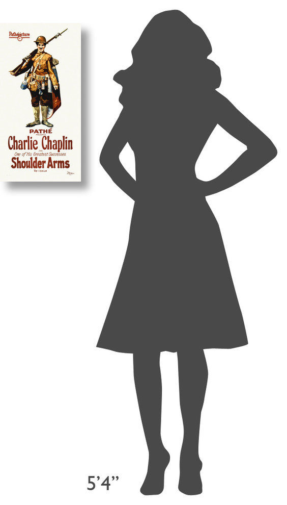 Charlie Chaplin, Shoulder Arms, 1918, 11x22