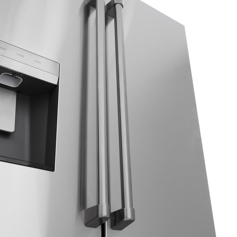 ZLINE 36" Standard Depth Refrigerator, Stainless With Water Dispenser RSM-W-36