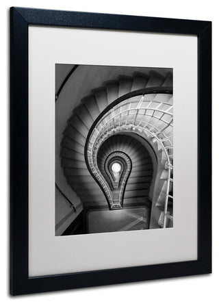 "I Have An Idea" Matted Framed Canvas Art by Moises Levy