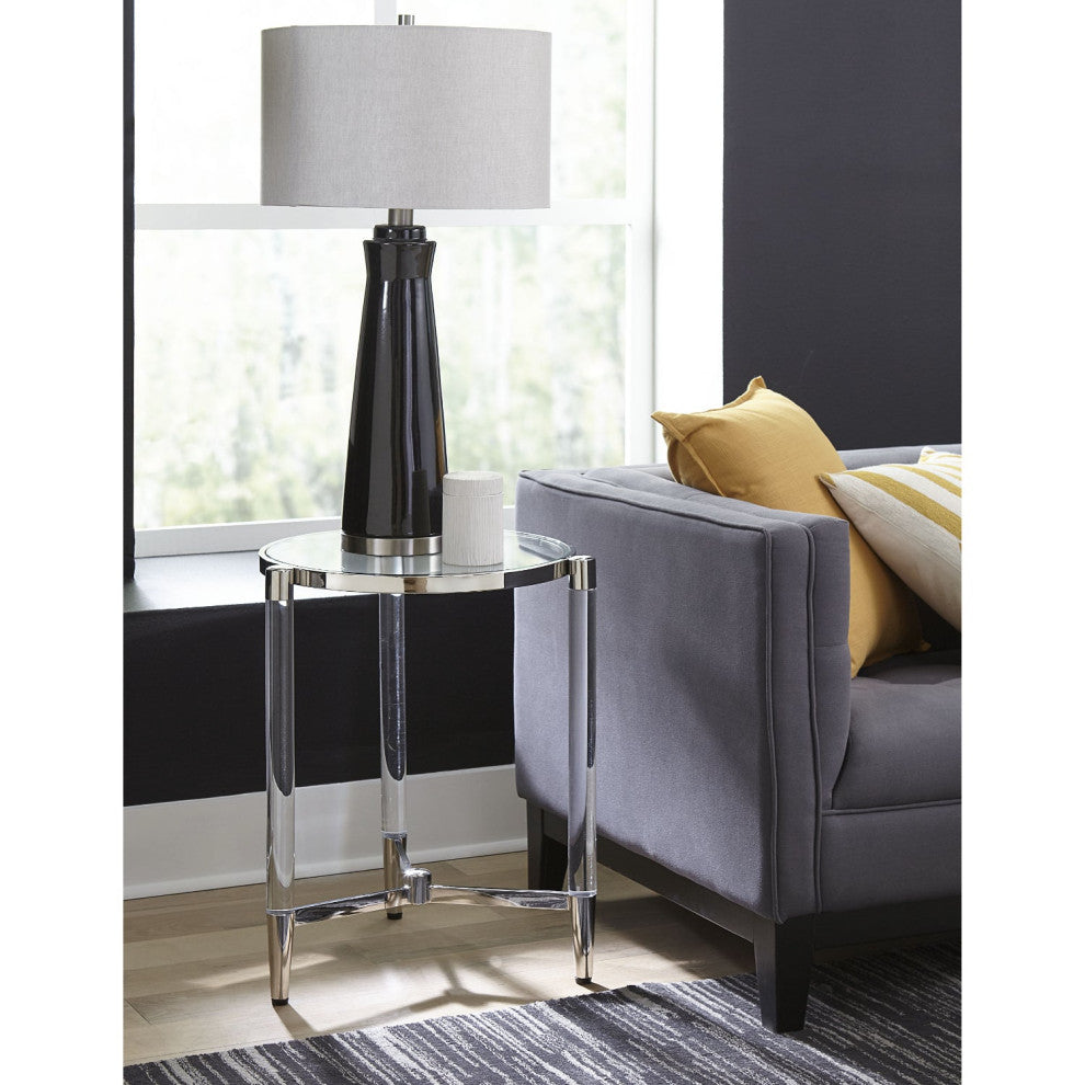 Modus Mariyln 2 PC Round Coffee & End Table in White