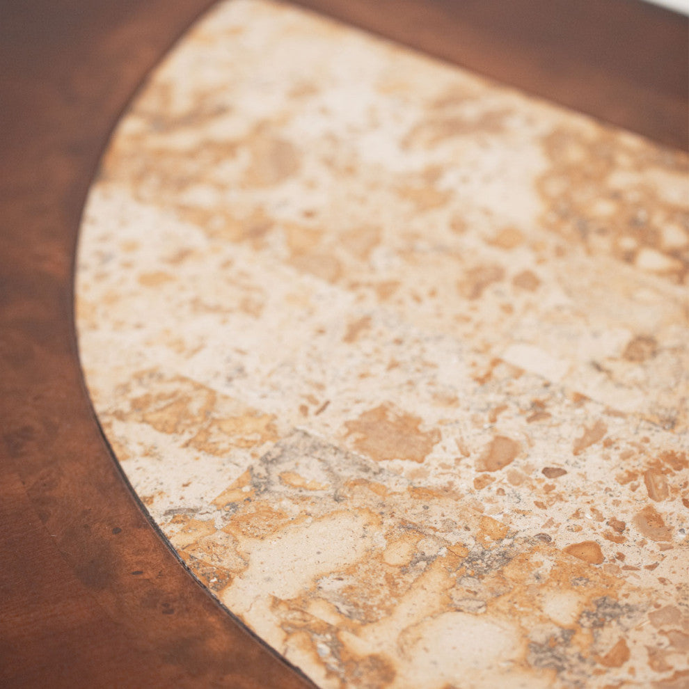 Close-up of surface/edge detail on white background