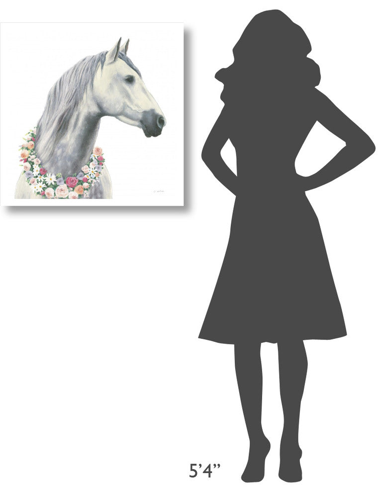 "Spirit Stallion I Square" Digital Paper Print by James Wiens, 26"x26"