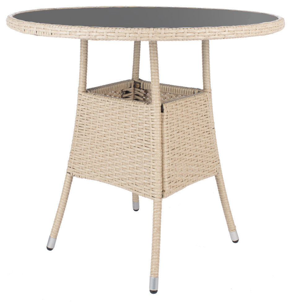 Safavieh Outdoor Laina Bistro Set, Beige / White