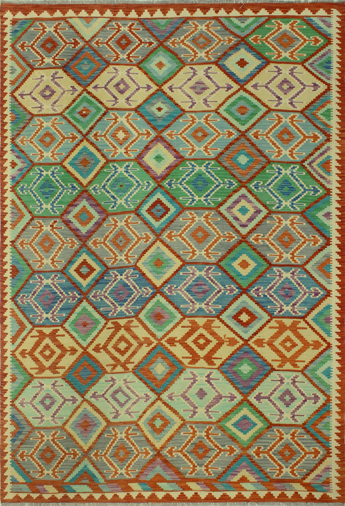 Sangat Kilim Ata Rust Rug
