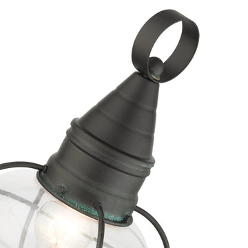 Charcoal Nautical, Farmhouse, Bohemian, Colonial, Outdoor Post Top Lantern