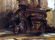 John Singer Sargent Fountain at Bologna, 18"x27" Wall Decal