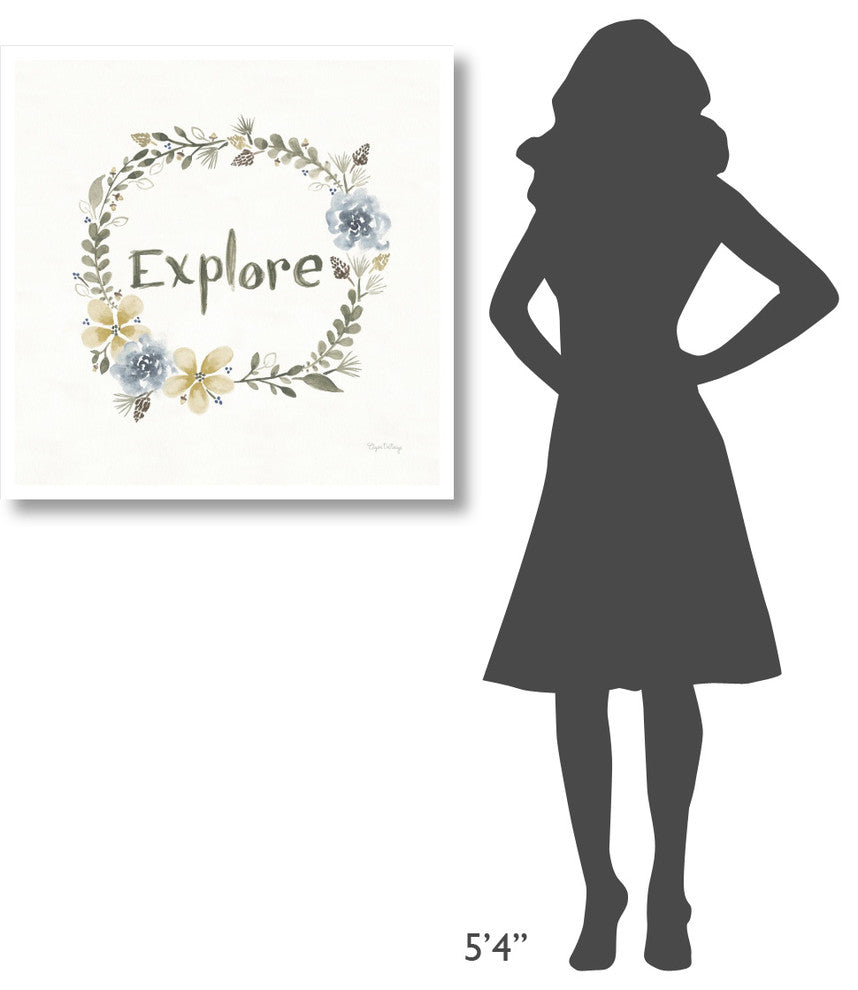 "Exploration III No Boots" Digital Paper Print by Elyse DeNeige, 32"x32"