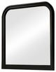 Benzara BM172127 Traditional Style Dresser Mirror, Black