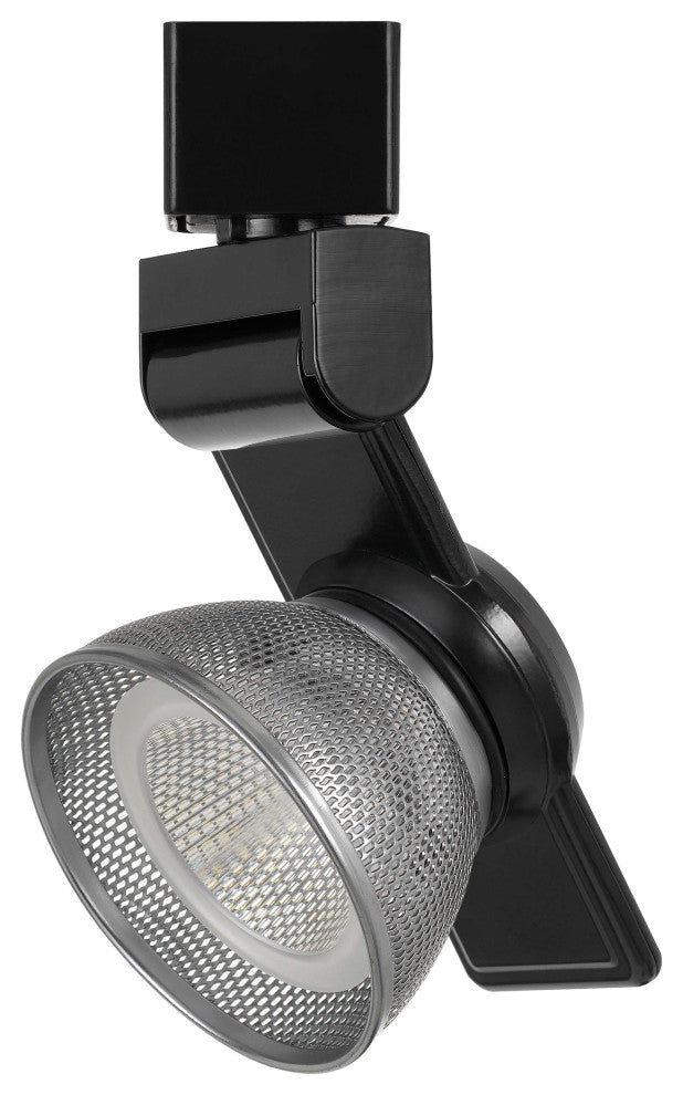 12W LED Track Fixture, Mesh Brushed Steel