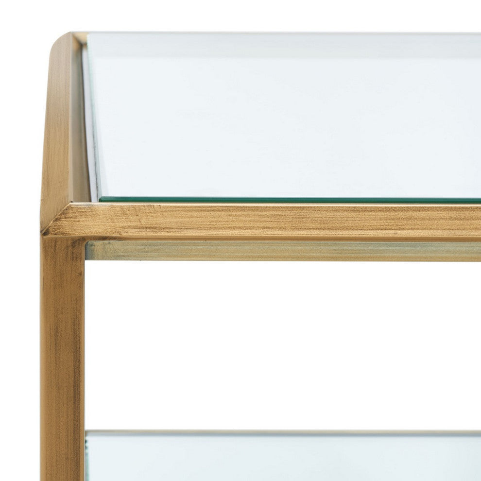 Safavieh Couture Florabella Mirrored Coffee Table Bronze