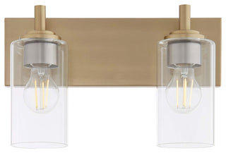 Quorum International 5200-2 Fallstaff 2 Light 15"W Vanity Light - Matte Black