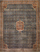 Cobalt Blue Spice Printed Polyester Layla Area Rug by Loloi II, 3'-6"x5'-6"