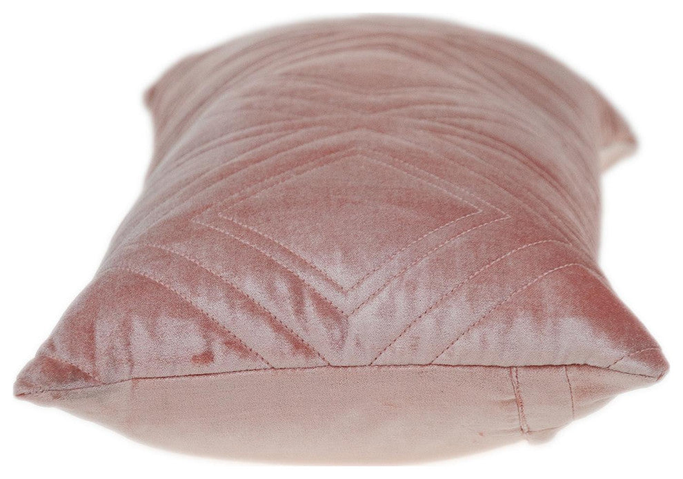 Parkland Collection Reta Pink Throw Pillow, Rectangle