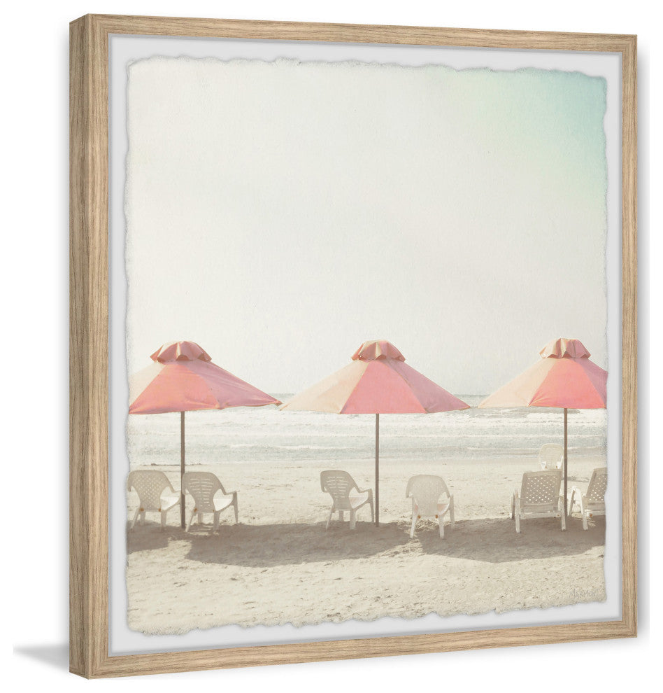 "Vacation Mode Activated" Framed Painting Print, 24x24
