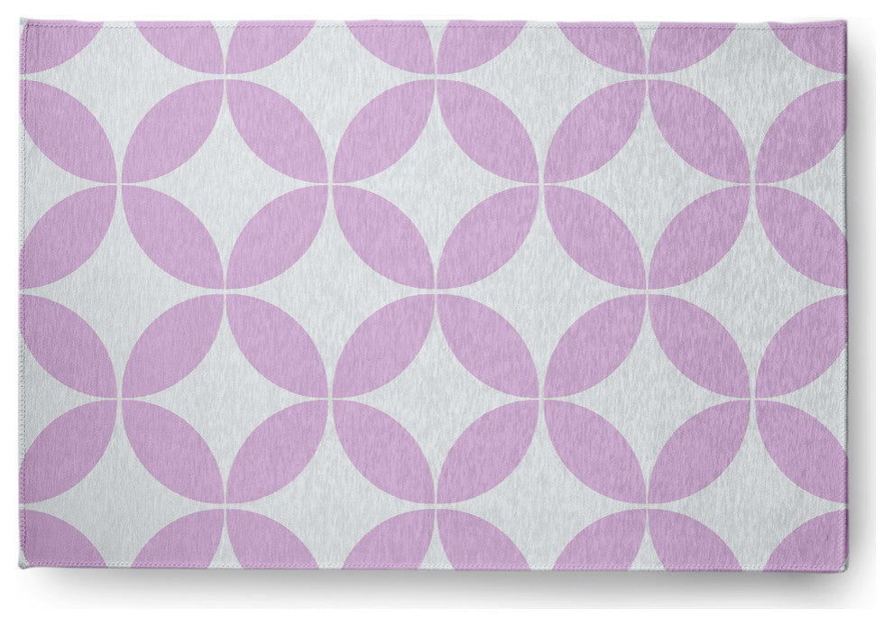 Eye Opener Spring Chenille Rug, Lilac, 4'x6'