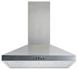 Winflo Convertible Wall-Mount Range Hood, Stainless Steel, 30"