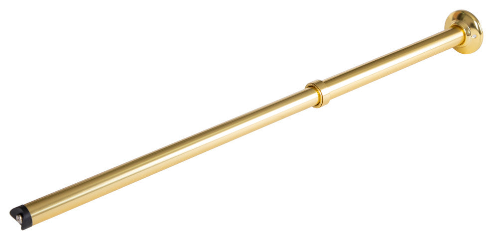 Utopia Alley Rustproof L-Shaped Corner Rod Vertical Ceiling Support Bar, Gold