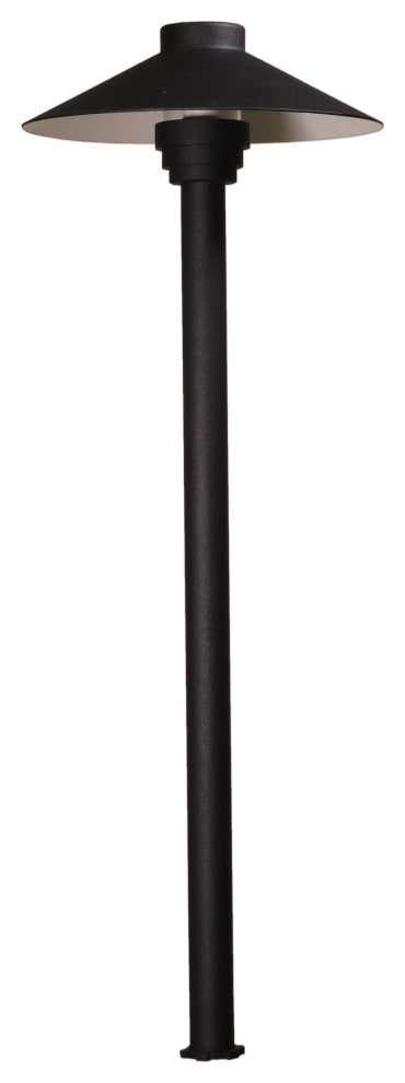 LED Landscape Light Large Hat BPL309 in Black Finish