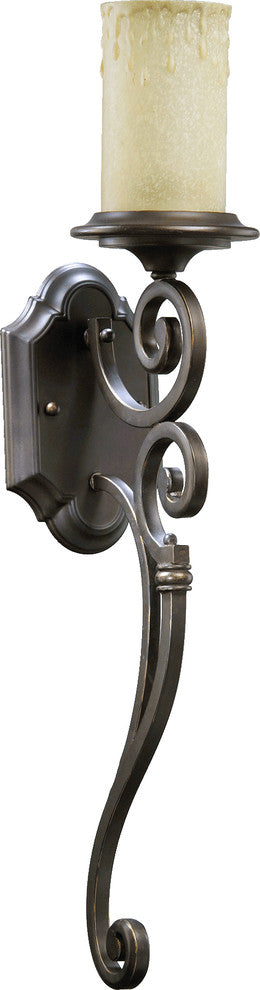 Marcela 1-Light Wall Bkt Wall Mount, Oiled Bronze
