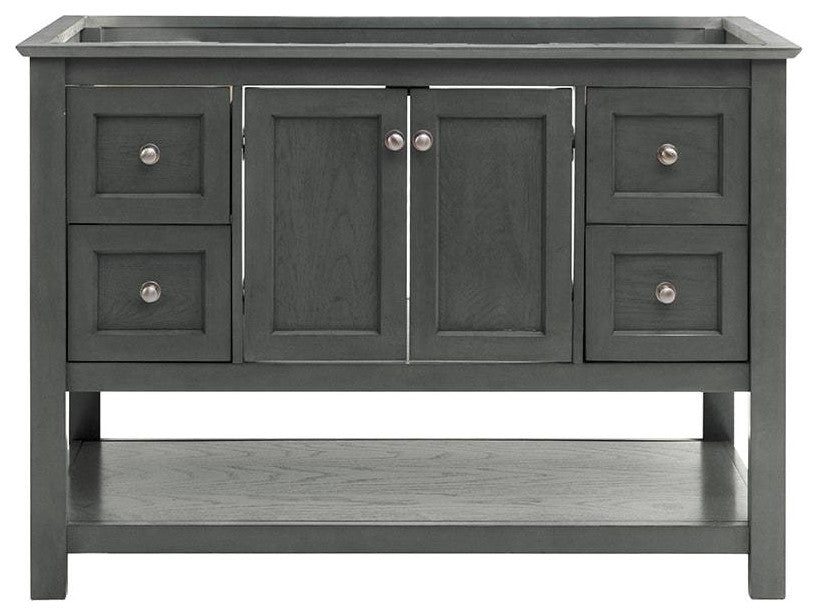 Fresca FCB2348VG Manchester Regal 48" Gray Wood Veneer Bathroom Cabinet