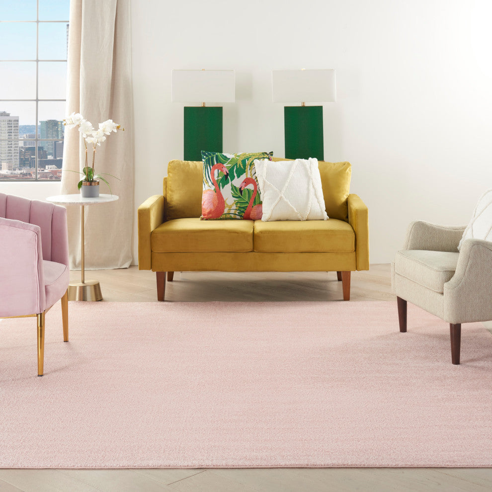 Nourison Essentials 9' x Square Pink Outdoor Area Rug
