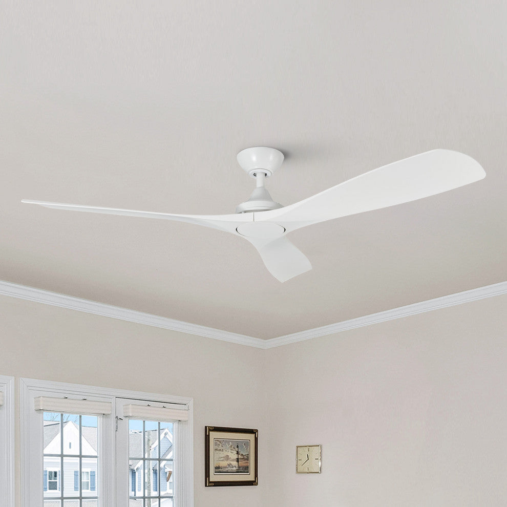 52 in. Modern Ceiling Fan with DC Reversible Motor and Remote