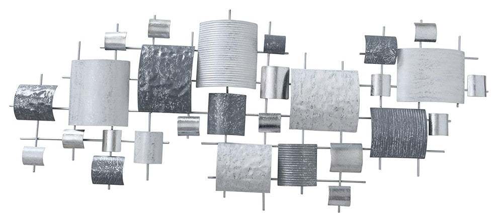 Modernist Floating Squares Wall Decor, 59.75 Inches