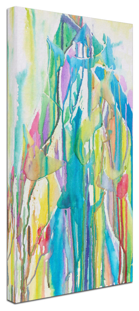 Lauren Moss 'Serendipity' Canvas Art, 16"x32"