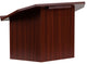 Foldable Tabletop Lectern, Mahogany