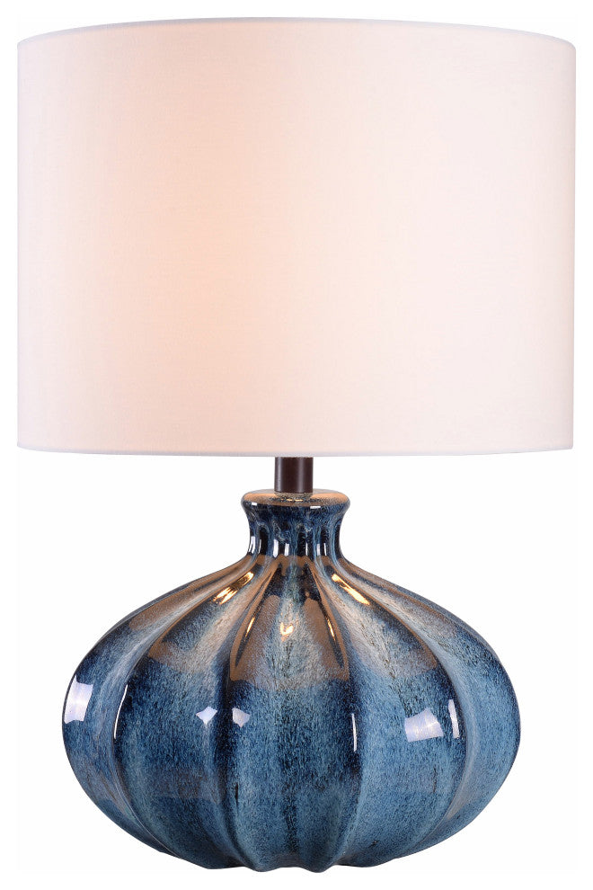 Kenroy 35306NAVY 1-Light Accent Lamp, Coco