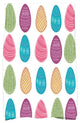 Eggs-Ellent!, Holiday Geometric Print Hand Towel, White