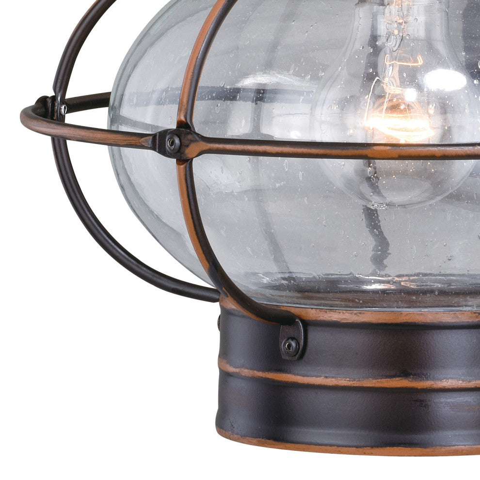 Chatham Motion Sensor Coastal Outdoor Wall Light, Bronze, 9.75Wx17.5Hx11D"