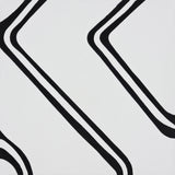 Chawen Handmade Cement Tile, White/Black, Sample