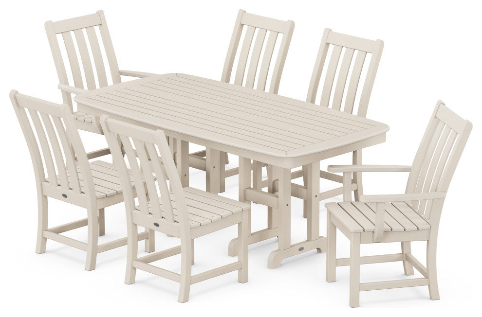 Vineyard 7-Piece Dining Set, Sand