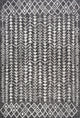 Tokay Bohemian Geometric Indoor/Outdoor Area Rug, Black/Ivory, 5''x8''