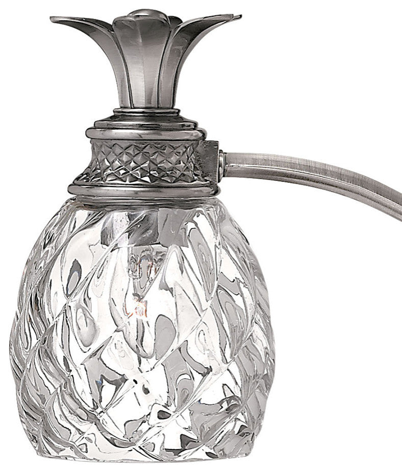 Hinkley Plantation Large Four Light Vanity, Polished Antique Nickel