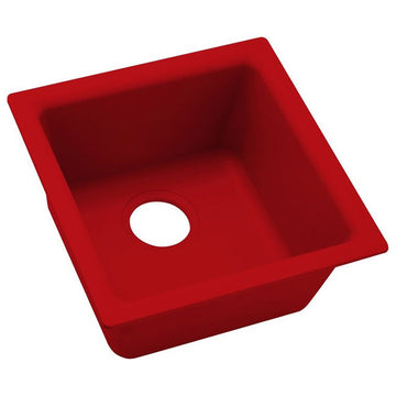 Elkay Luxe 15 3/4" One Bowl Drop In/Undermount Bar/Prep Kitchen Sink, ELX1616MA0
