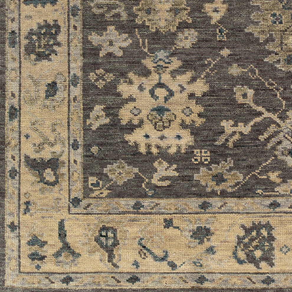 Surya Biscayne BSY-2307 Traditional Area Rug, 9' x 13' Rectangle