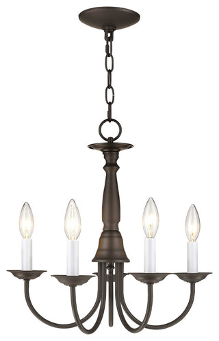 Home Basics Chandelier, Bronze