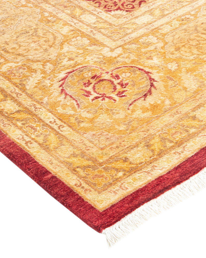 Mariah, One-of-a-Kind Hand-Knotted Area Rug Orange, 8'2"x10'6"