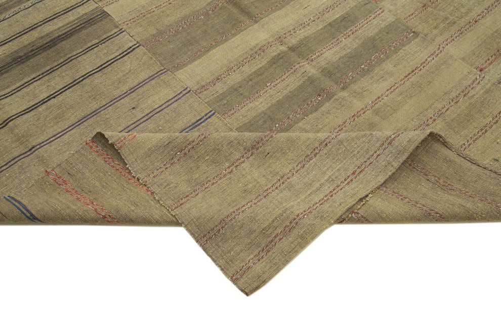 Rug N Carpet - Handmade Oriental 6' 1'' x 9' 7'' Decorative Wool Kilim Rug