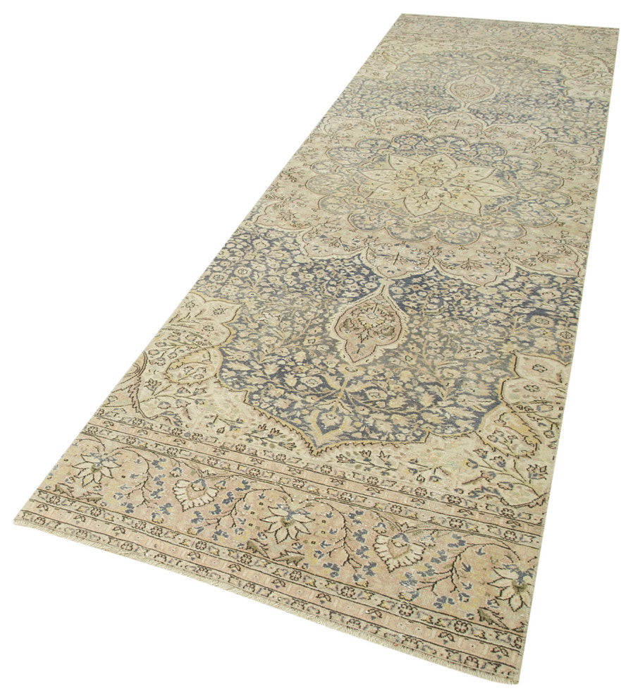 Rug N Carpet - Handmade Turkish 3' 2'' x 11' 4'' One-of-a-Kind Area Rug