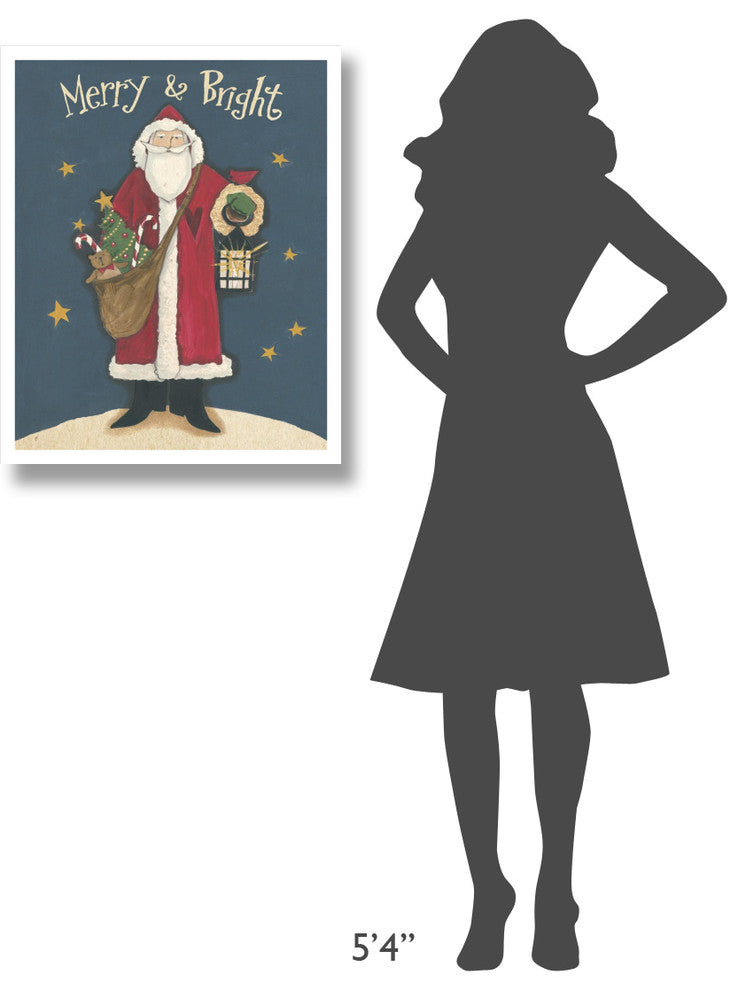 "Vintage St.Nick I" Digital Paper Print by Anne Tavoletti, 24"x30"