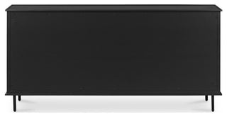 Reagan 6 Drawer Dresser Black