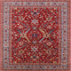 Ahgly Company Indoor Square Mid-Century Modern Area Rugs, 4' Square