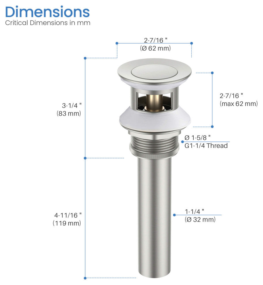 Circular X 8" Bathroom Sink Widespread Faucet with Drain Assembly, Brushed Nickel