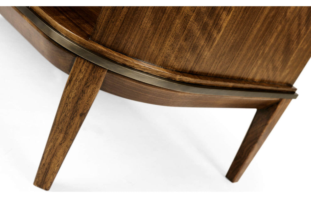 Mid Century Style D Form Nightstand