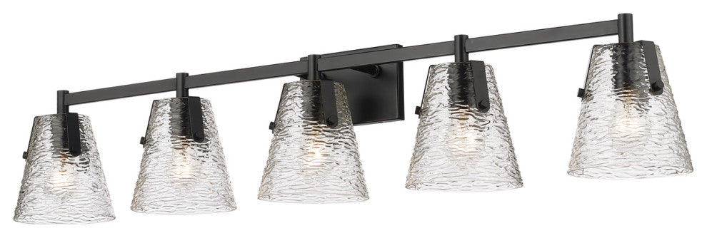 Z-LITE 5-Light Vanity, Matte Black