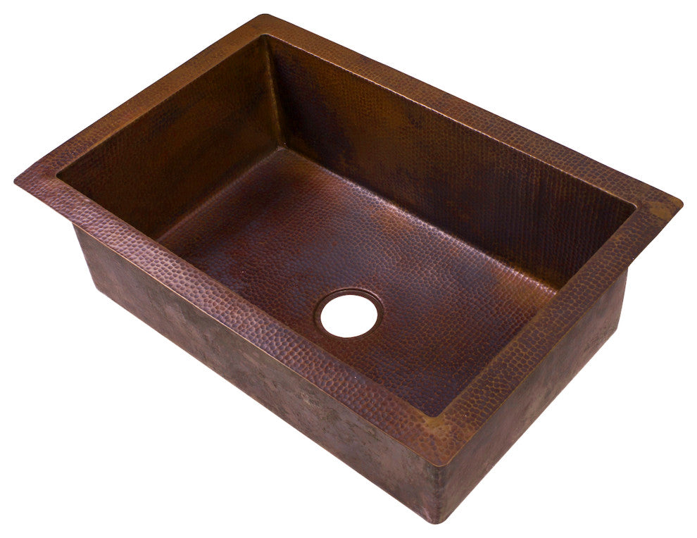 Guadalajara Dual Mount Copper Kitchen Sink